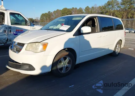 2012 Dodge Grand Caravan Sxt from USA, damaged, VIN 2C4RDGCG7CR319743